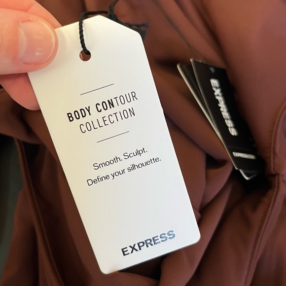 NWT Express Body Contour Bodysuit - Brown - Picture 8 of 13